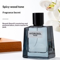 Parfum pour homme en bois de rose, best-seller, parfum léger longue durée, format voyage