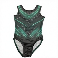 Vêtements de gymnastique et de danse pour filles et enfants, personnalisables, de haute qualité, avec strass, 100% nylon, impression numérique