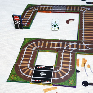 MNTL Enfants Creative Building Magnet Tile Construction Fun Toys 46pcs Magnetic Tiles Road Railway Toppers with Traffic Sign - Product Image 1