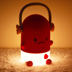 ICARER FAMILIA Animal Pato de dibujos animados Led Luz suave Noche Bebé Niños Dormitorio Decoración Luz Decoración del hogar Luz de noche - Product Image 1