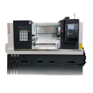 Torno CNC de cama inclinada de 2 ejes, centro de mecanizado de torneado de torno CNC 1050/