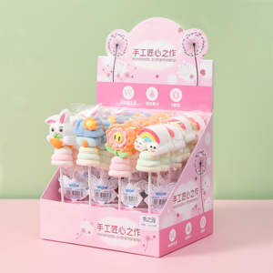 Bonbons en forme d'animaux mignons et bon marché : lapin, arc-en-ciel, tournesol, poussin, lion, licorne, sucette, guimauve - Product Image 4