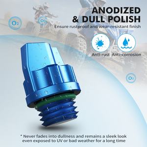 Bouchon d'huile NiceCNC pour Yamaha TTR225 TW200 Virago 250 VK540 WR250F <span class=keywords><strong>WR</strong></span> 250R <span class=keywords><strong>250X</strong></span> 450F XT225 XT350 YFZ450 YZ125 YZ250 YZ250F - Product Image 4