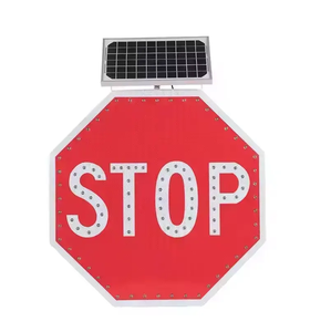 Señal de Tráfico Direccional <span class=keywords><strong>LED</strong></span> con Energía <span class=keywords><strong>Solar</strong></span>, Señales de Aluminio para Carreteras, Señales de Tráfico <span class=keywords><strong>LED</strong></span> - Product Image 4