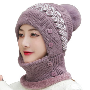 Winter Collections <b>Women</b> <b>Beanie</b> Neck Warmer For Casual Fashion With Multiple Styles Private Label Options <b>Beanie</b> Caps - Product Image 3