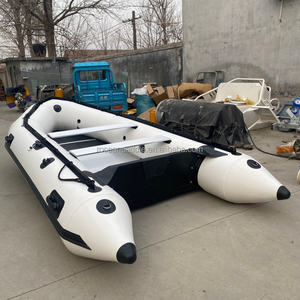 Bote Inflable Popular con Certificado de <span class=keywords><strong>Registro</strong></span> Europeo CE de 4m 5m con Asientos de Aluminio y Aluminio en Color Blanco - Product Image 1