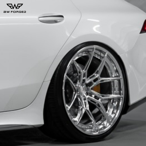 Jantes en alliage forgées sur mesure monobloc 2 pièces 18 19 <span class=keywords><strong>20</strong></span> 21 22 pouces 5x120 5x114.3 5x110 5x130 pour amélioration automobile - Product Image 4