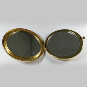 Specchio per il trucco tascabile da viaggio magico in metallo a doppia vista per il <span class=keywords><strong>regalo</strong></span> di compleanno della ragazza - Product Image 5