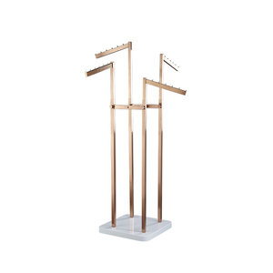 Accessoires de mode personnalisés, décorations de magasin, ornements chauds, présentoir de vêtements en or <span class=keywords><strong>pour</strong></span> meubles de Boutique de détail - Product Image 2