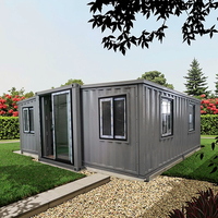 Conteneur d'expédition étanche Hous 20FT 40Ft extensible maison modulaire caravane pologne maisons portables 2 4 chambres à coucher maisons en conteneur