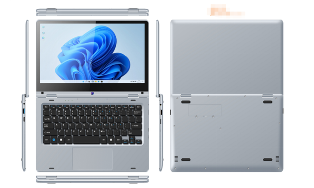 2025 N4020 New 2 in 1 Tablet 360 Rotating Personal Netbook 11.6-inch Intel Alder 128GB 256GB DDR4 6GB WiFi Students Laptop