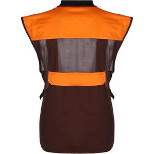 Chaleco de Caza AUSCAMOTEK para Hombre, Transpirable, de Poliéster, Naranja y Marrón, con Bolsillos Delanteros con Cremallera, Unisex, Talla Adulto, Opcional - Product Image 6