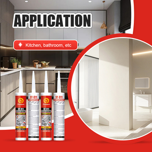 High Temperature Resistance Fast Curing Kitchen Sink 100% Silicon Sealant Adhesive <strong>Silicone</strong> For Kitchen Bathroom - Product Image 6
