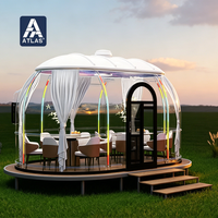 Hôtel bulle panoramique de 6 m |   Dôme en aluminium pour glamping de luxe, lieux d'événements en plein air et salles de villas