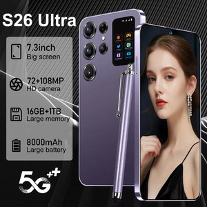 Smartphone S26 Ultra 5G LTE CDMA, Octa Core, 16GB RAM, 1TB Almacenamiento, Pantalla OLED 120Hz, 108MP, Face ID, Huella Dactilar, Doble SIM - Product Image 2