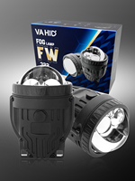 Feux antibrouillard tricolores de 3,0 pouces pour Toyota Honda, feux antibrouillard à double faisceau, projecteur bi-LED, phare de voiture universel à LED