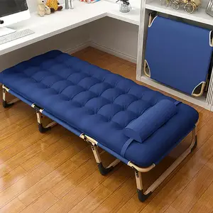 Ajustável multifuncional portátil e dobrável tamanho grande cama individual com colchão macio
