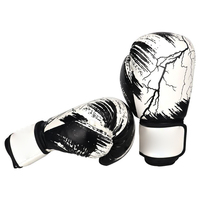 Gants de boxe d'entraînement et de sparring en cuir pour salle de sport, 12 oz, personnalisés, pour la boxe de compétition