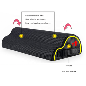 Reposapiés ergonómico debajo del escritorio, superficie antideslizante, espuma de rebote alto - Product Image 2