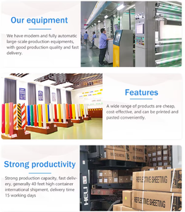 Toptan fabrika fiyat OEM 3100 PET 3200 akrilik kendinden yapışkan vinil Film malzeme yol işareti güvenliği yansıtıcı kaplama Sticker - Product Image 2