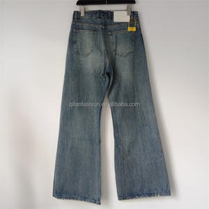 कस्टम परेशान वॉश डेनिम पैंट पैंट पैंट पैंट पैंट पैंट पैंट पुरुषों के लिए - Product Image 2