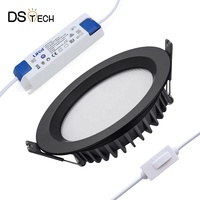 3000K 4000K 6000K CCT trois couleurs peuvent changer en un seul contrôleur plafonnier 20W UGR<19 antireflet IP44 plafonnier LED encastré