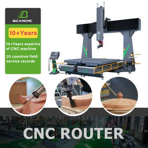 Router CNC de 5 Ejes de Alta Velocidad y Precisión para Madera, con Husillo ATC y Control Syntec, para Tallado Intrincado y Producción de Estatuas Artísticas - Product Image 1