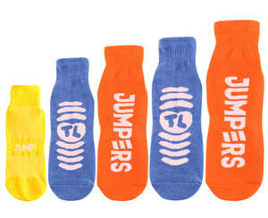 2026 महिलाओं की सस्ती थोक कस्टम रंगीन ग्रीष्मकालीन पकड़ बच्चे महिला पुरुष कपास छोटे टखने के खेल एथलेटिक ट्रामपोलिन मोजे - Product Image 2