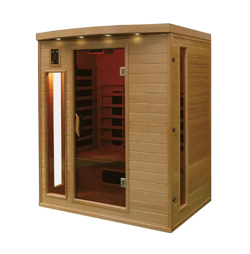 Hete Verkoop Zout Sauna Droge Stoom Sauna Voor Gezondheidstherapie Spa Red Cedar Saunaruimte