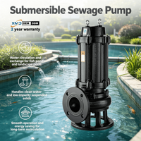 Pompe submersible à eaux usées en fonte WQ, haute pression, pour bassins piscicoles et piscines paysagères