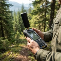 Antenne hélicoïdale GNSS à gain élevé de classe IP67 pour drones et terminaux portables (GPS L1/L2, BDS B1/B2/B3, GLONASS G1/G2/G3)