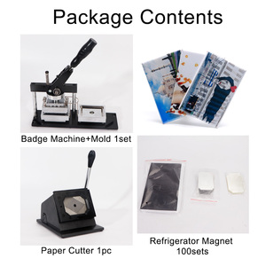 Tự làm tủ lạnh nam châm nút Máy làm hình chữ nhật ảnh nam châm và nút nhựa Điều kiện Mới - Product Image 2
