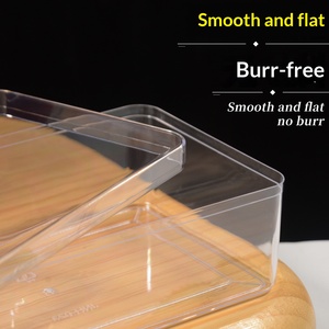 Boîte d'emballage rectangulaire pour pâtisserie de 500 ml à haute transparence avec couvercle, boîte d'emballage pour gâteau - Product Image 5