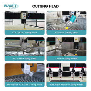 Best Quality Good Price 5-Axis Water Cutting Machine Water Jet Machine <b>Cutter</b> System For <b>Laminated</b> Glass - Product Image 3