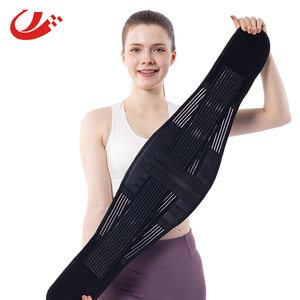 Cintura di Supporto Lombare Regolabile, <span class=keywords><strong>Fascia</strong></span> Nera per <span class=keywords><strong>Schiena</strong></span> e Vita, Supporto Lombare per Uomini e Donne - Product Image 2
