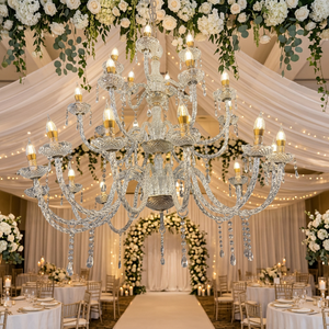 LEDA Factory direct supply wedding <b>ceiling</b> lamps wedding decoration acrylic crystal decorative living room <b>ceiling</b> led light mo - Product Image 1