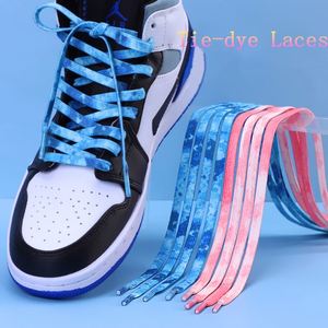 Cordones de algodón teñidos para zapatillas AF1, para niños y adultos, estilo baloncesto, a la moda, con personalidad, coloridos, deportivos y planos. - Product Image 3