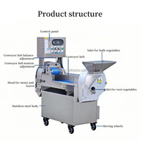 Elektrische Multifunctionele Groente Chopper Keuken Ui Snijden Groente Fruit Tomaat Foto Komkommer Wortelsnijder Machine