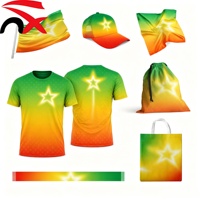 Vente en gros de produits promotionnels personnalisés avec logo par sublimation : drapeaux, bannières, chapeaux, t-shirts, écharpes, épingles, sacs pour campagnes électorales