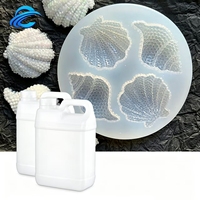 Caoutchouc de silicone liquide RTV-2 haute transparence, cristallin, pour résine époxy, bijoux et moules de moulage transparents, sans bulles