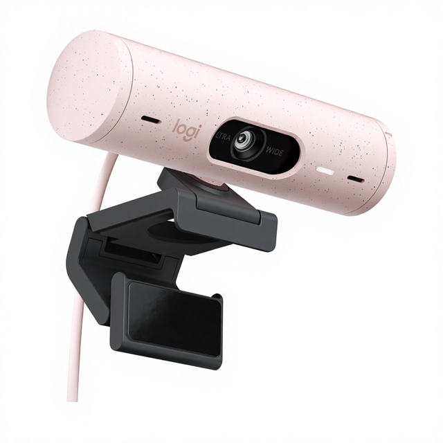 New Webcam for Logitech Brio 500 4x Digital Zoom 1080p/30fps (1920x1080) Translation Video Conference System USB-C Plug-and-Play