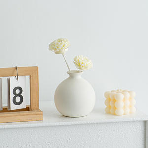 सस्ता छोटा सफेद सिरेमिक फूल <span class=keywords><strong>vase</strong></span> शादी सेंटरपीस व्यवस्था - Product Image 4