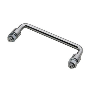 Poignée de porte en acier inoxydable Hui Ding en forme de U 506 L90 pour portes d'armoires, chromée, usage industriel - Product Image 1