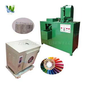 Recycled Paper Pencil Maker Slate Pencil Manufacturing Process Machine Waste Paper Color Pencil Making Machine Line