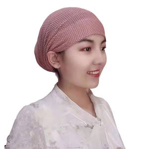 Pañuelo para la Cabeza YASEEN para Mujeres Musulmanas, Ecológico, Transpirable, Conveniente, de Malla, Color Sólido, Tela Base Elástica y Ajustable - Product Image 5