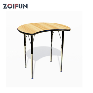 Mesa de Actividades y Colaboración para Estudiantes Universitarios con Altura Ajustable en 3 Niveles - Product Image 1