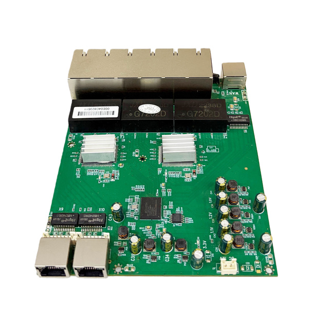 15Port Gigabit 1000Mbps Router 1 Wan 14 1000Mbps LAN Chip MTK7621DA OpenWRT Software 2X6 12Port RJ45 with LED Light