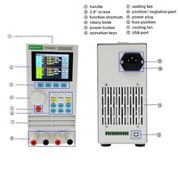 ET5420A + 400w charge électronique double canal USB DC testeurs de charge Instrument de décharge de batterie 0-150V, 0-20A * 2