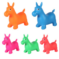 Les fabricants vendent directement des jouets gonflables pour enfants épaissi PVC antidéflagrant support de cheval de saut