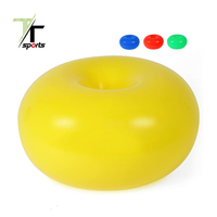Ballon de yoga et de Pilates écologique en PVC TTSPORTS, forme pomme, avec surface antidérapante, utilisation universelle